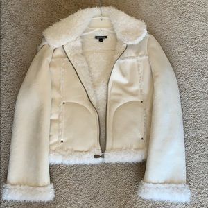NWOT Bebe jacket women XS cream color